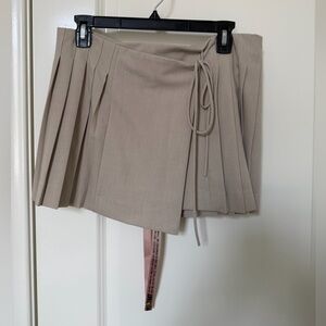 House of CB Pleated Mini Skirt
